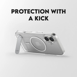 PanzerGlass CARE Kickstand Case, Handyhülle transparent, iPhone 17, MagSafe