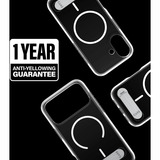 PanzerGlass CARE Kickstand Case, Handyhülle transparent, iPhone 17, MagSafe