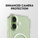 PanzerGlass CARE Kickstand Case, Handyhülle transparent, iPhone 17, MagSafe