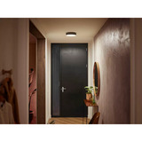 Philips HUE White Ambiance Enrave Deckenleuchte S, LED-Leuchte schwarz, inkl. Dimmschalter