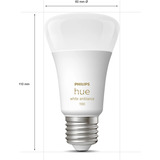 Philips HUE White Ambiance Starter-Set: E27 Lampe A60 Doppelpack + Dimmschalter, LED-Lampe 