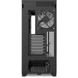 Sharkoon ELITE SHARK CA500 Generalüberholt, Tower-Gehäuse schwarz, Tempered Glass x 2