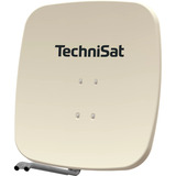 TechniSat Satellitenspiegel 65 Zentimeter Durchmesser Plus, Sat-Spiegel beige, Retail