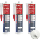 fischer High Tack AC 310, Kleber weiß, 3er Pack