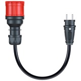 Adapter für Gemini flex 11 kW, CEE rot Drehstrom 16A > Haushaltssteckdose