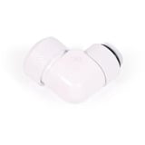 Alphacool Eiszapfen 16mm HardTube Anschraubtülle 90° drehbar G1/4 - White, Verbindung weiß