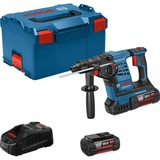 Bosch Akku-Bohrhammer GBH 36 VF-LI Plus Professional blau/schwarz, 2x Li-Ionen Akku 6,0Ah, in L-BOXX