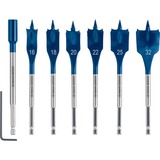 Bosch Expert Self Cut Speed Flachfräsbohrer-Satz, 7-teilig,  Ø 16 - 32mm Länge 152mm, inkl. 1 Verlängerung