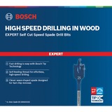 Bosch Expert Self Cut Speed Flachfräsbohrer-Satz, 7-teilig,  Ø 16 - 32mm Länge 152mm, inkl. 1 Verlängerung