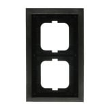 Busch-Jaeger Rahmen 2-fach edelstahl, Retail