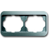 Busch-Jaeger Rahmen zwei-fach alpha waagerecht titan, Retail