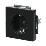 Busch-Jaeger Steckdose Schutzkontakt Steckdosen-Einsatz mit erhöhtem Berührungsschutz Typ F 16 Ampere 250 Volt anthrazit, Retail