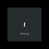 Busch-Jaeger Wippe mit roter Kalotte schwarz, Retail