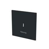 Busch-Jaeger Wippe mit roter Kalotte schwarz, Retail