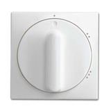 Busch-Jaeger Zentralscheibe für Dreistufen-Drehschalter 2542 Drehgriff 02-914, Abdeckung weiß, Retail