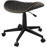 Cougar Gaming-Hocker Crosser Gold, Gaming-Stuhl schwarz/gold, auch als Fußstütze verwendbar