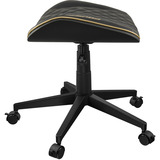Cougar Gaming-Hocker Crosser Gold, Gaming-Stuhl schwarz/gold, auch als Fußstütze verwendbar