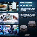 Digitus 4K HDMI Extender Set, 4K/60Hz, HDMI Verlängerung 