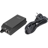 Digitus Gigabit Ethernet PoE+ Injektor, 802.3at 30 W, PoE-Injektor schwarz