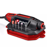 EINHELL Schleif- und Gravur-Werkzeug TC-MT 150 E, Gravierer schwarz/rot, 150 Watt, 117-teiliges Zubehör-Set