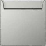 Gira Hotel-Card Schalter mit Neutralleiter Klemme einpolig, Taster edelstahl, Retail