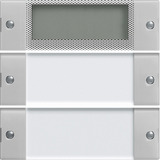 Gira Wippenset zweifach Plus Beschriftungsfeld Klar grau, Retail