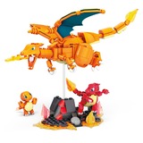 Mattel MEGA Pokémon Glumanda Evolution Set, Konstruktionsspielzeug 