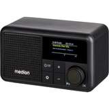 Medion Life S66822 tragbares DAB+ Radio  schwarz, UKW-Radio, Integrierter Akku