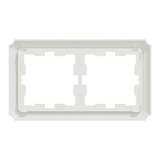 Merten D-Antik Rahmen 2-fach weiß, Retail