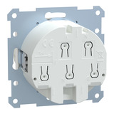 Merten Fehlerstromschutz-Steckdosen-Einsatz mit erhöhtem Berührungsschutz, Typ 233819 weiß (glänzend), Retail