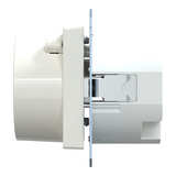 Merten Fehlerstromschutz-Steckdosen-Einsatz mit erhöhtem Berührungsschutz, Typ 233819 weiß (glänzend), Retail