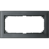 Merten Rahmen zweifach ohne Mittelsteg anthrazit, Retail