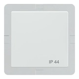 Merten Wippe für Wechselschalter Kreuzschalter und Taster Einsatz weiß (glänzend), Retail