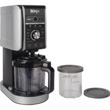 Ninja CREAMi Deluxe Eismaschine NC502EU schwarz/silber, für 2.100ml Eiscreme, 800 Watt