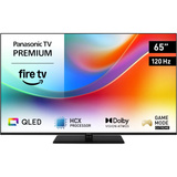 Panasonic TV-65W85BEZC, QLED-Fernseher 164 cm (65 Zoll), schwarz, UltraHD/4K, Fire TV, Subwoofer, 120Hz Panel