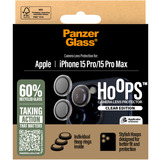 PanzerGlass Hoops Kameraschutz, Schutzfolie transparent, iPhone 15 Pro Max / 15 Pro