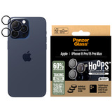 PanzerGlass Hoops Kameraschutz, Schutzfolie transparent, iPhone 15 Pro Max / 15 Pro