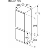 Siemens KI86NVSE0 iQ300, Kühl-/Gefrierkombination 