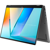 ASUS Vivobook 16 Flip (TP3607SA-RJ006W), Notebook grau, Intel® Core™ Ultra 5 226V, Intel® Arc™ Graphics 130V, 16 GB LPDDR5X, 512 GB (512 GB SSD), Windows 11 Home