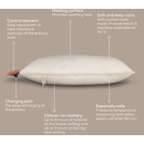 Beurer HK 77 Heaty cashmere-creme, Heizkissen creme, Cordbezug