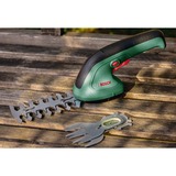 Bosch Akku-Strauch und Grasschere EasyShear Set, 3,6Volt, Strauchschere grün/schwarz, Li-Ionen Akku 1,5Ah