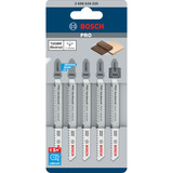 Bosch PRO Hardwood clean Stichsägeblatt T 101 BRF, 100mm 5 Stück