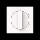 Busch-Jaeger Zentralscheibe mit Drehgriff, Abdeckung weiß, Retail