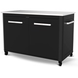 Cozze Outdoorküche 90526, Schrank schwarz/edelstahl, 120cm breit