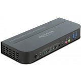 DeLOCK DisplayPort 1.4 KVM Switch 8K 30 Hz mit USB 3.2 Gen 1, KVM-Switch 