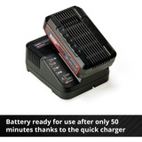 EINHELL Power-X-Change Starter-Kit, 18Volt 2,5Ah, Set schwarz/rot, Akku + Ladegerät