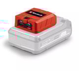 EINHELL Power X-Change USB-Akku-Adapter TC-CP 18 Li USB A/C-Solo rot, USB-A + USB-C Ladeanschluss