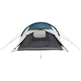 Easy Camp Tunnelzelt Marbella 300 Light Grey hellgrau/blau, mit Vorraum, Modell 2024