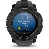 Garmin Instinct 3 - 50 mm, AMOLED, Smartwatch Black, Silikon-Armband
