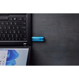 Kingston IronKey Vault Privacy 50 64 GB, USB-Stick hellblau/schwarz, USB-C 3.2 Gen 1